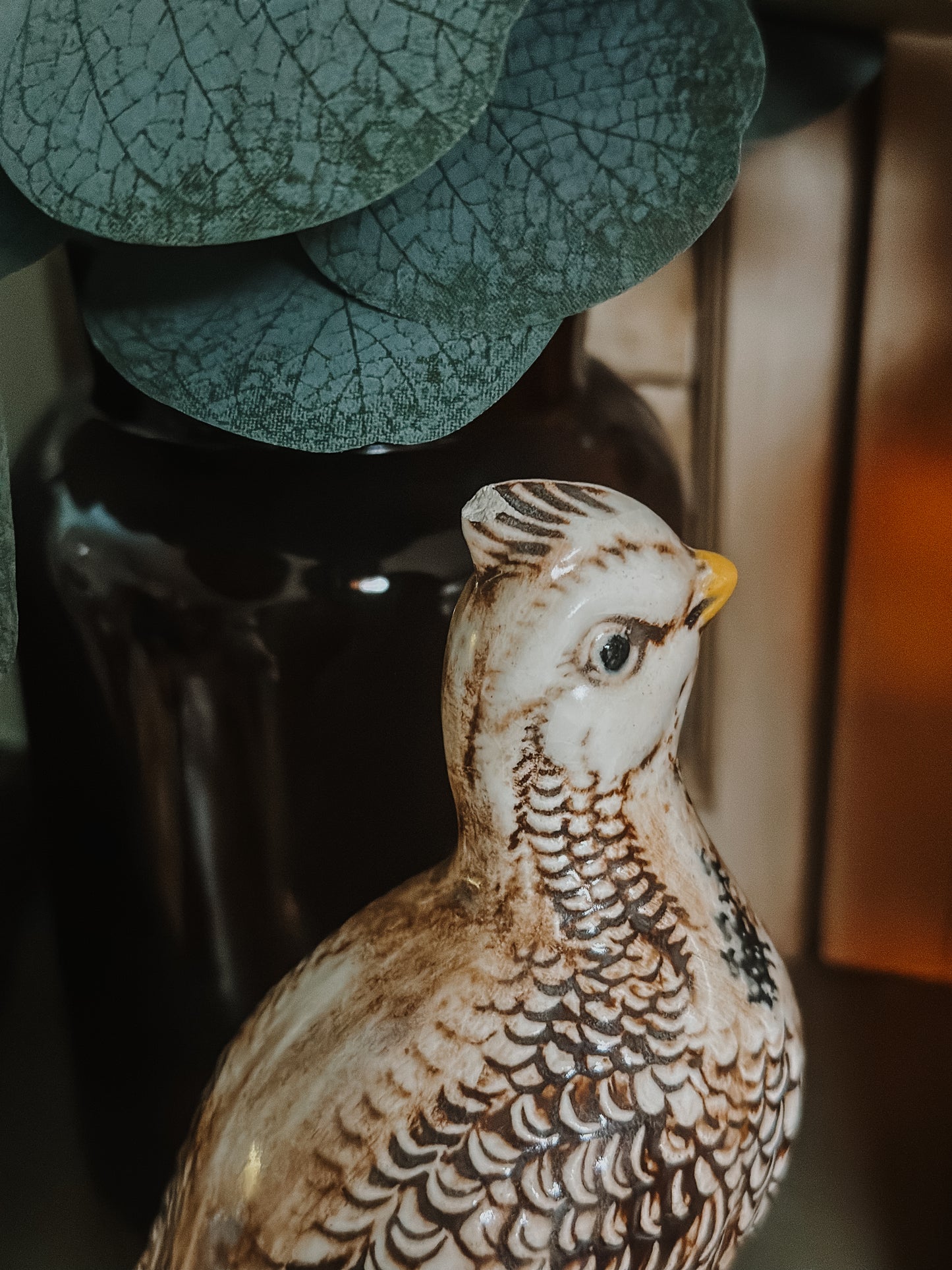 Vtg. Quail Figurine