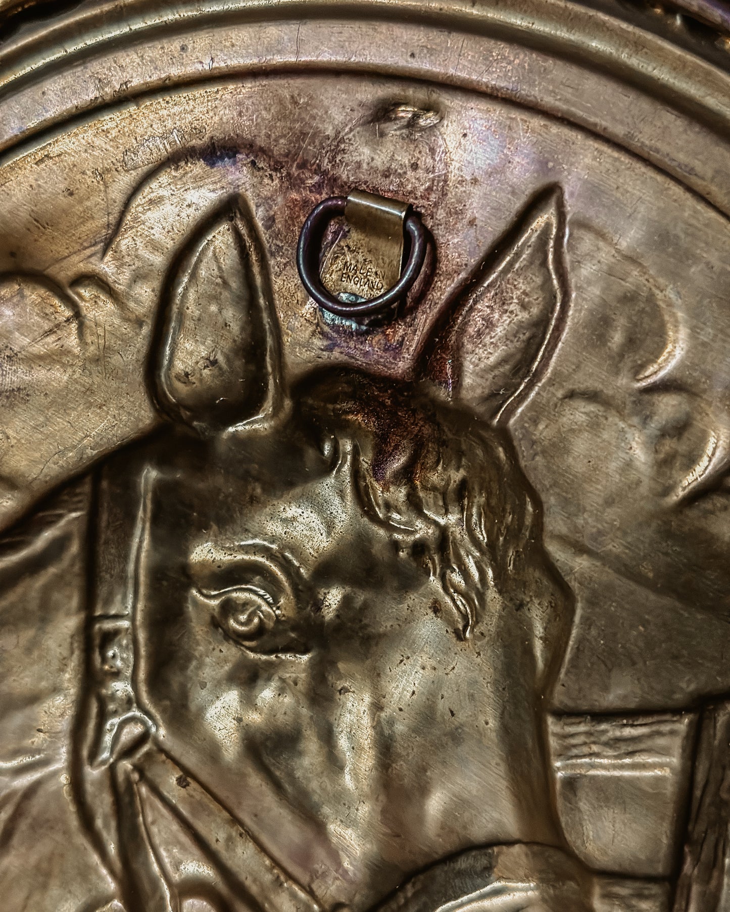 Brass Horse Wall Plaque