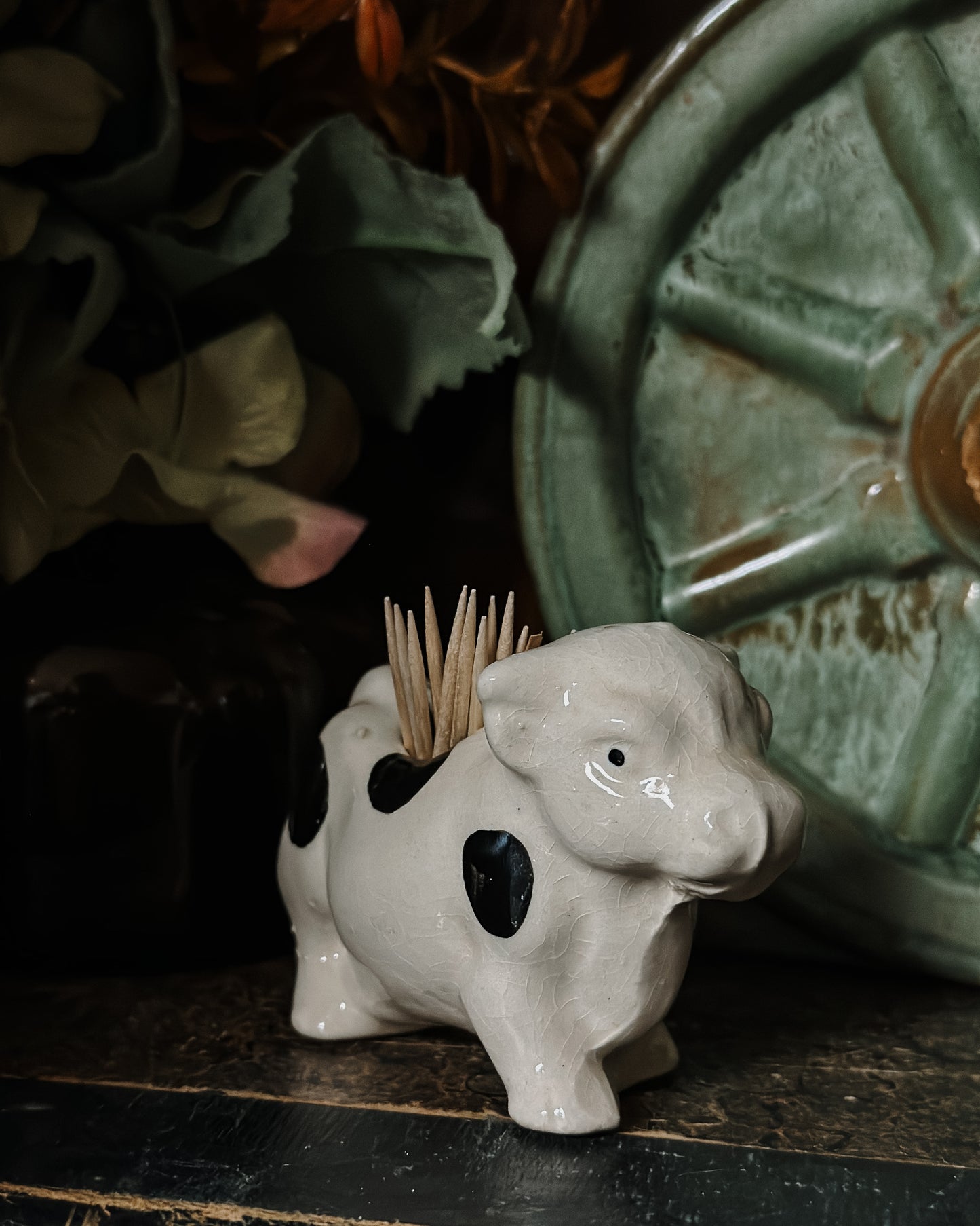 Cow Toothpick Holder