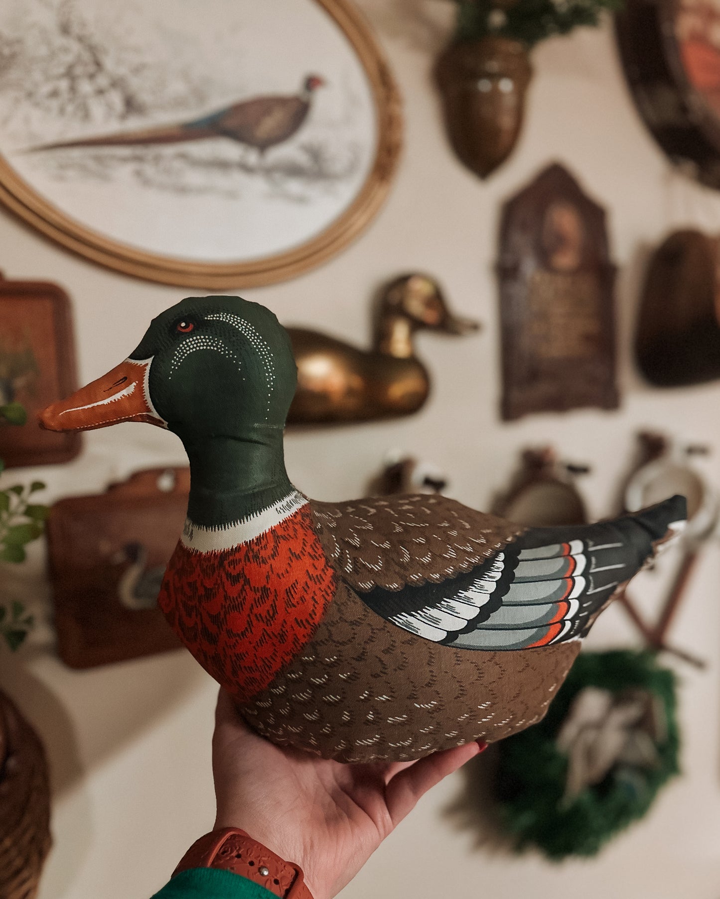 Mallard Plush Pillow