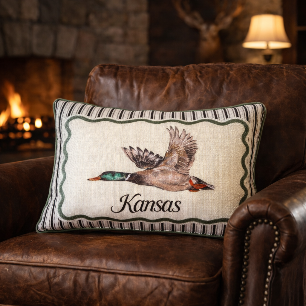 Mallard State Accent Pillow