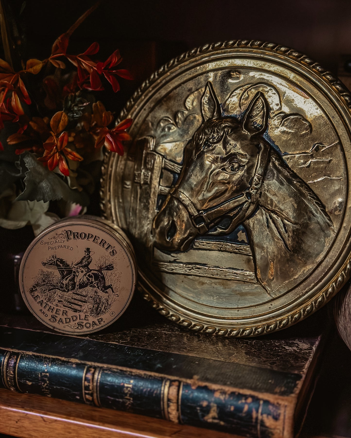 Brass Horse Wall Plaque