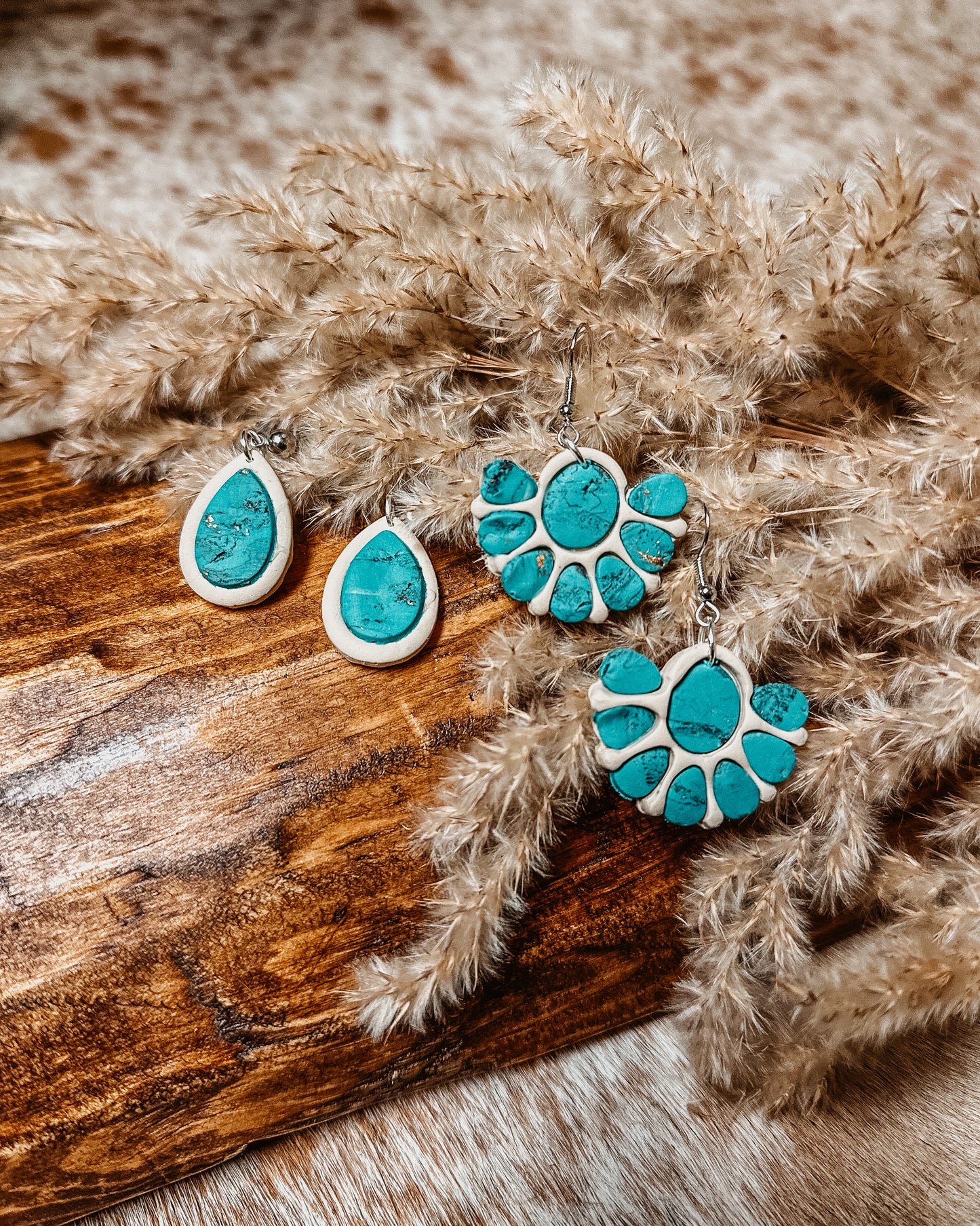 Turquoise Teardrop Dangles