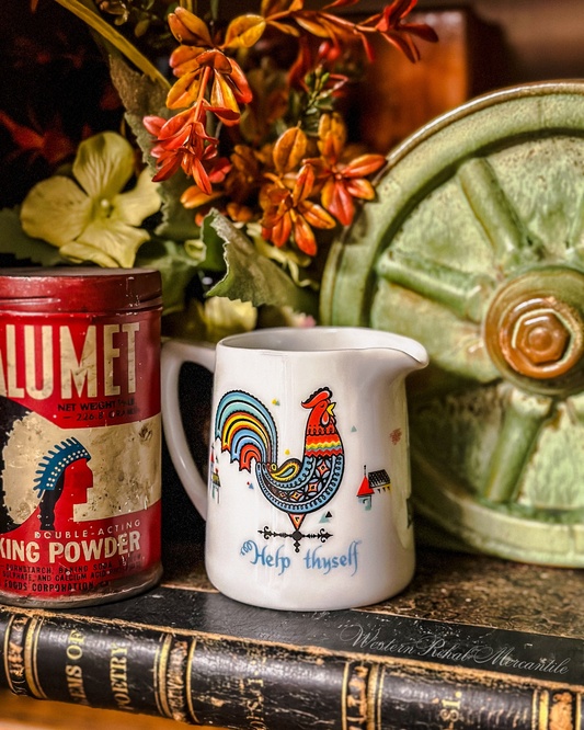 Vintage Rooster Creamer