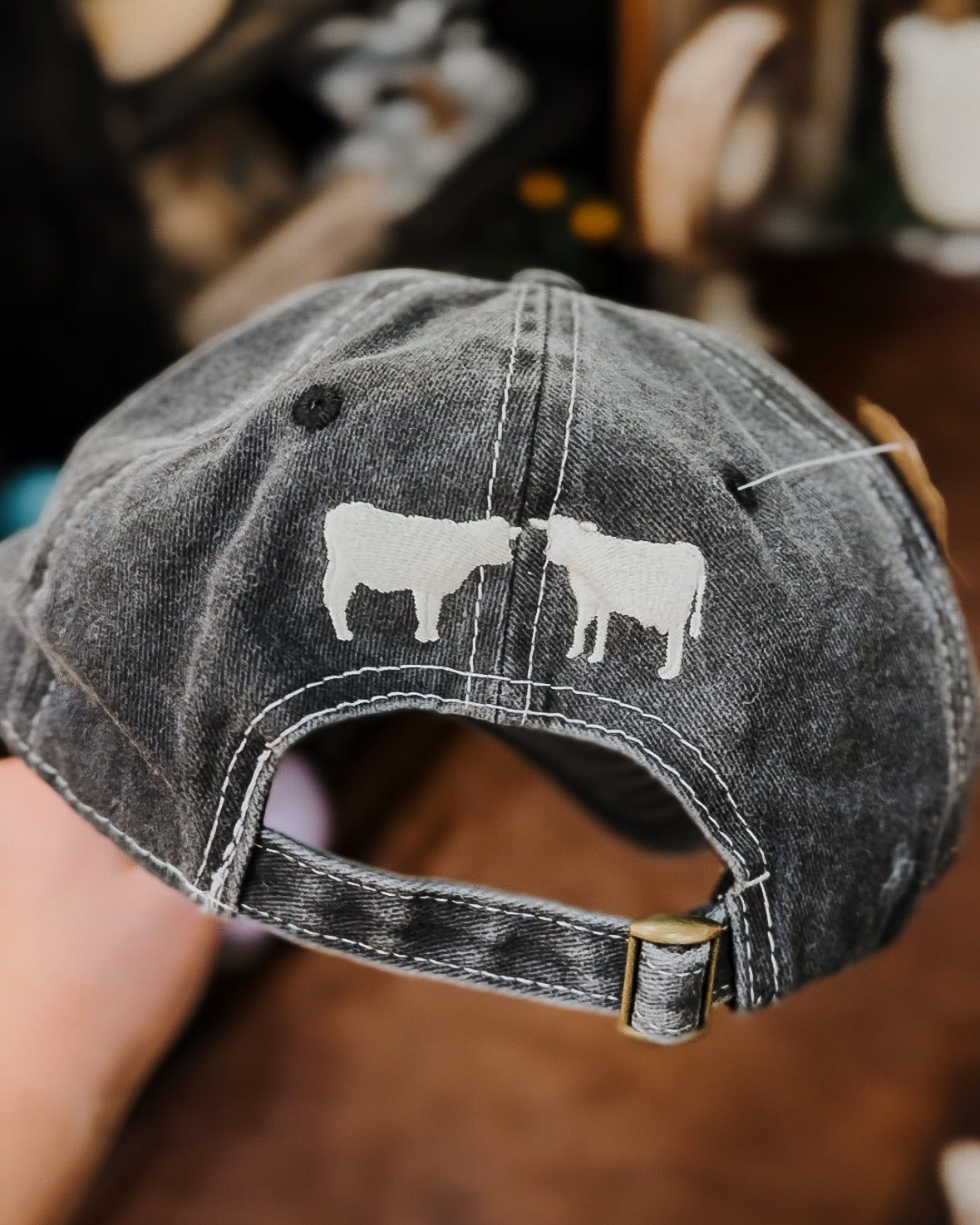 Easily Distracted By Cows Ball Cap