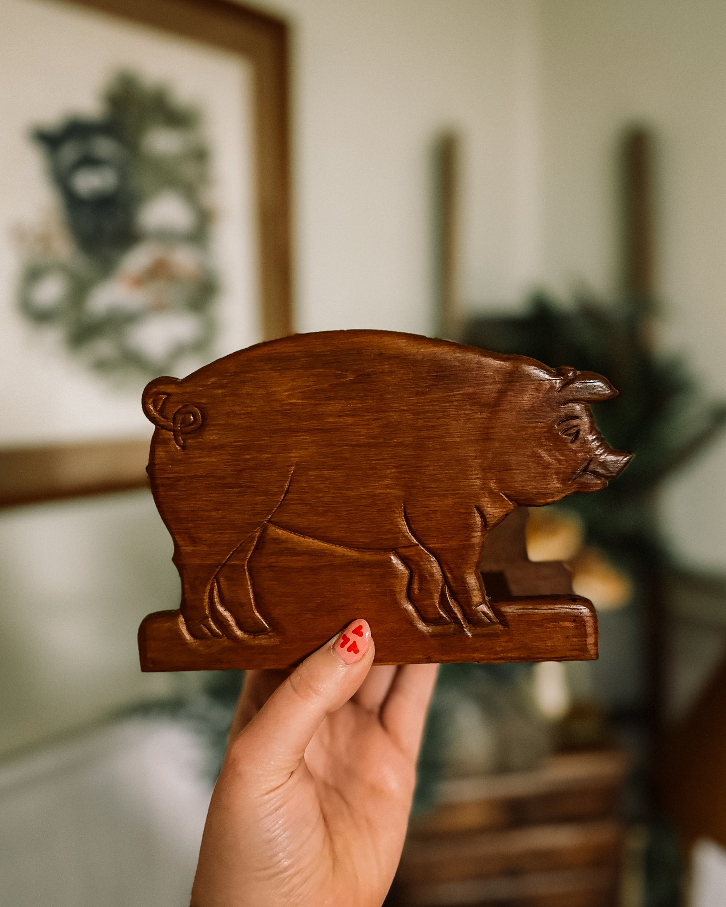 Vintage Pig Napkin Holder