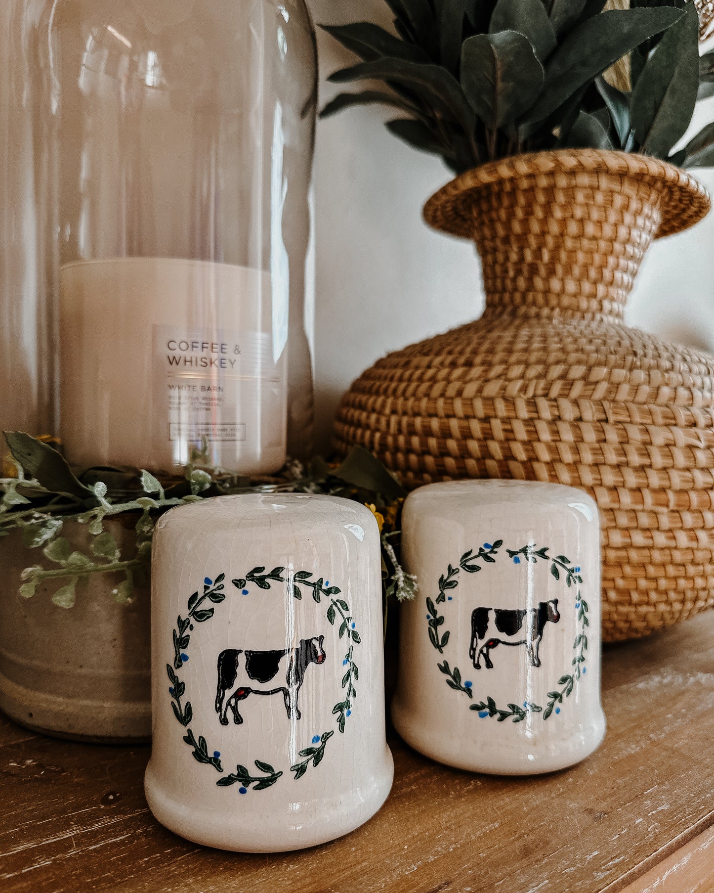 Cow Salt & Pepper Shaker Set