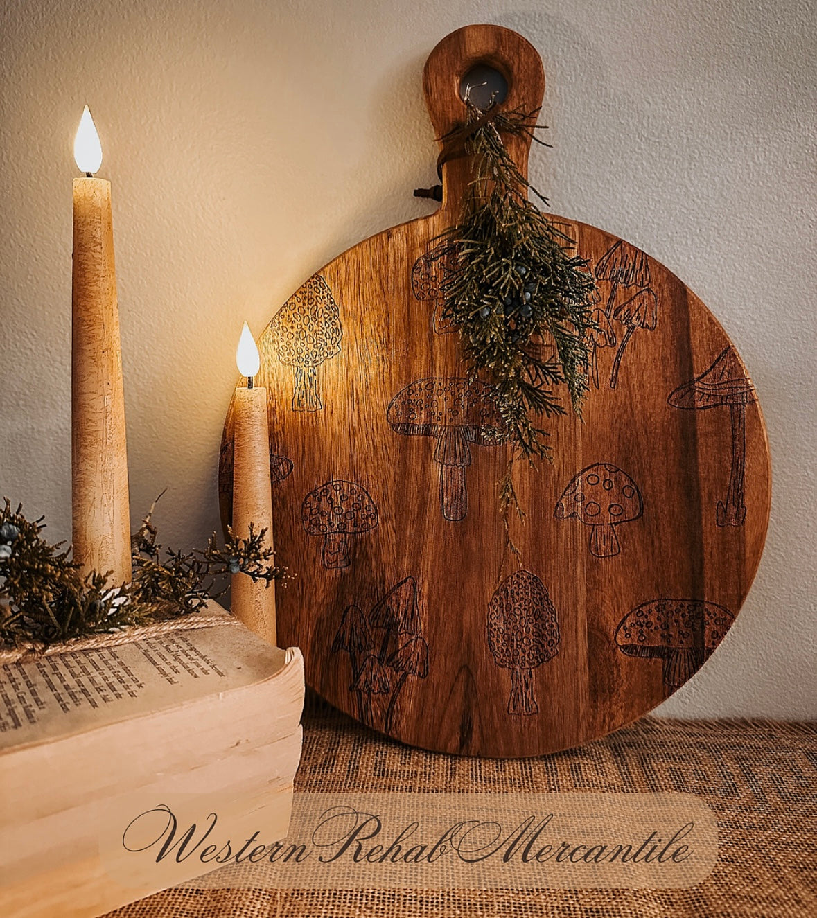 Mushroom Cutting Board
