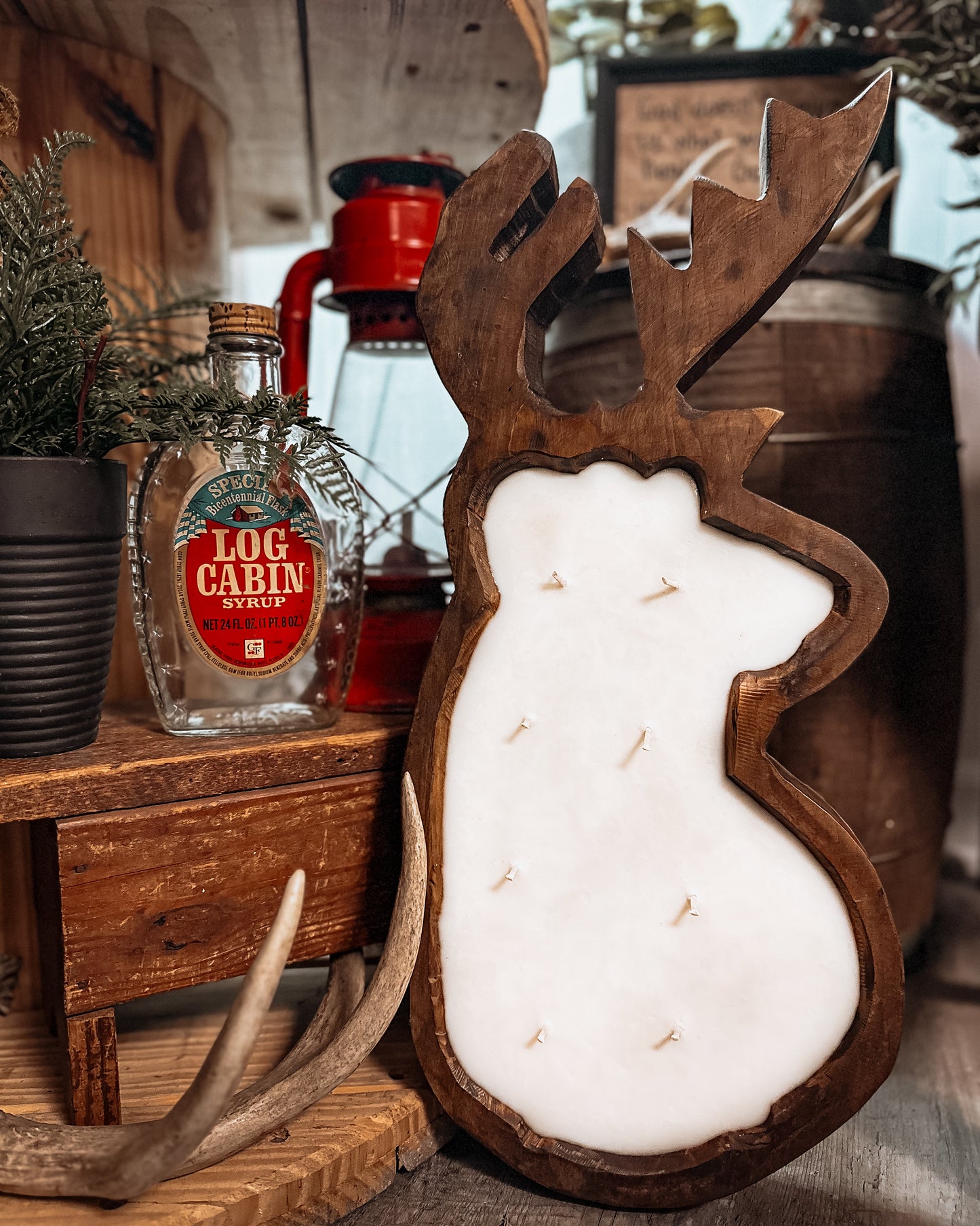 Deer Dough Bowl Candle