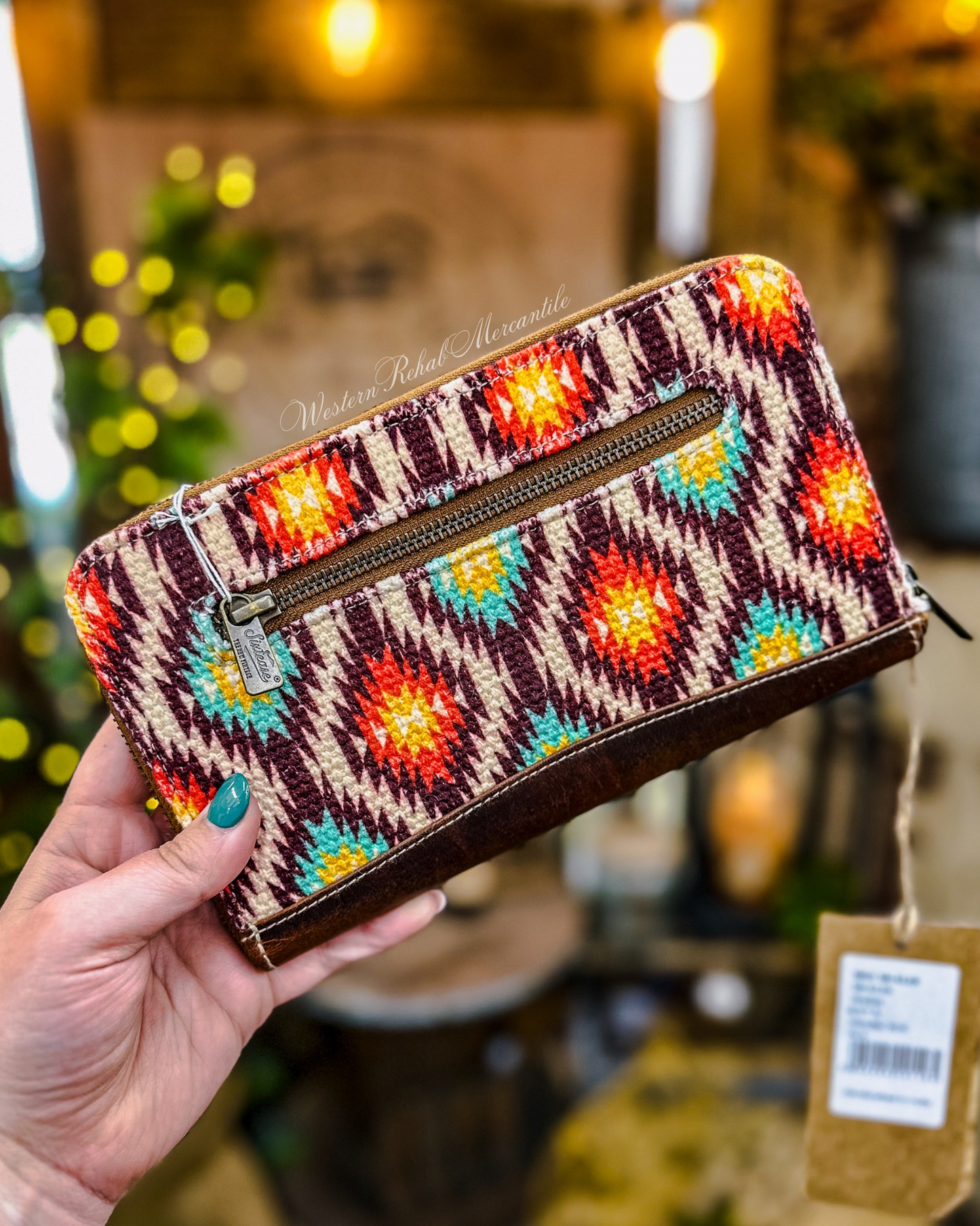 Up-Cycled Aztec Wallet