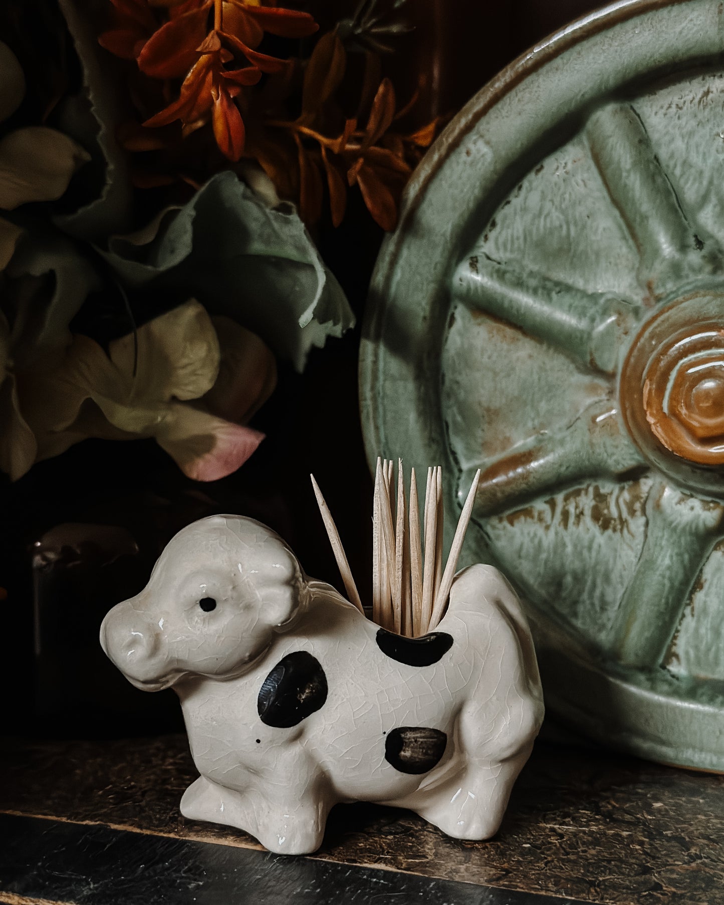 Cow Toothpick Holder