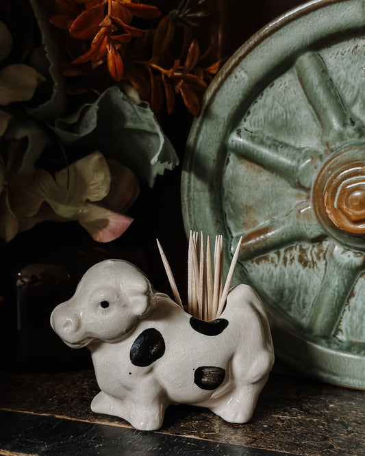 Cow Toothpick Holder