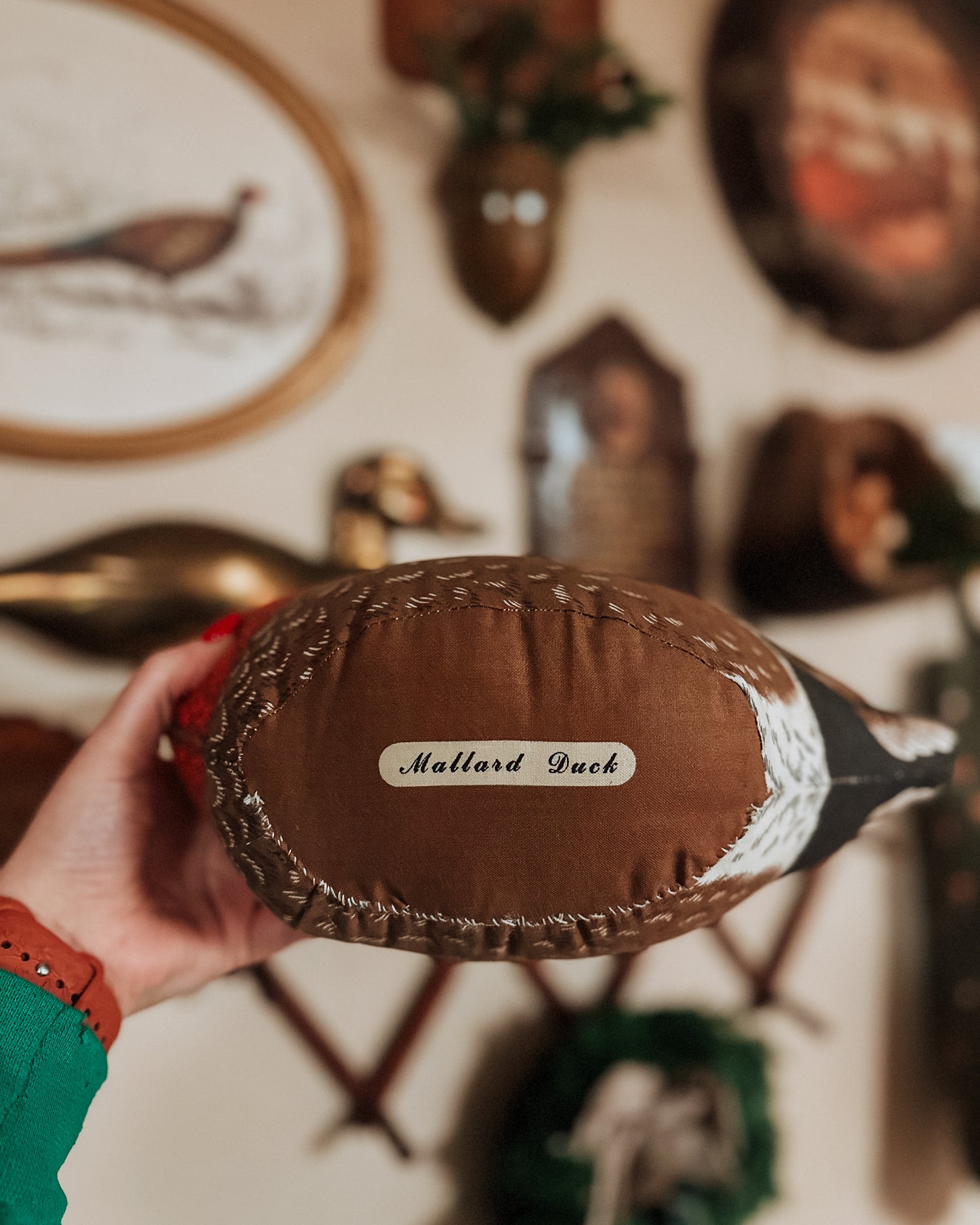Mallard Plush Pillow