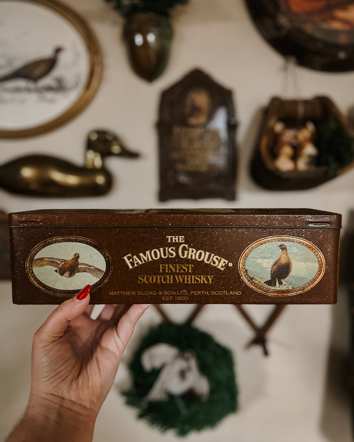 The Famous Grouse Whiskey Tin