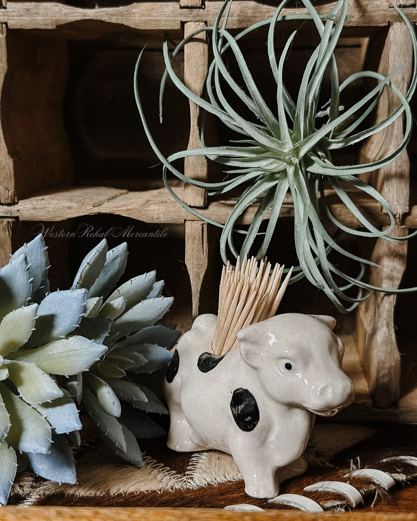 Cow Toothpick Holder