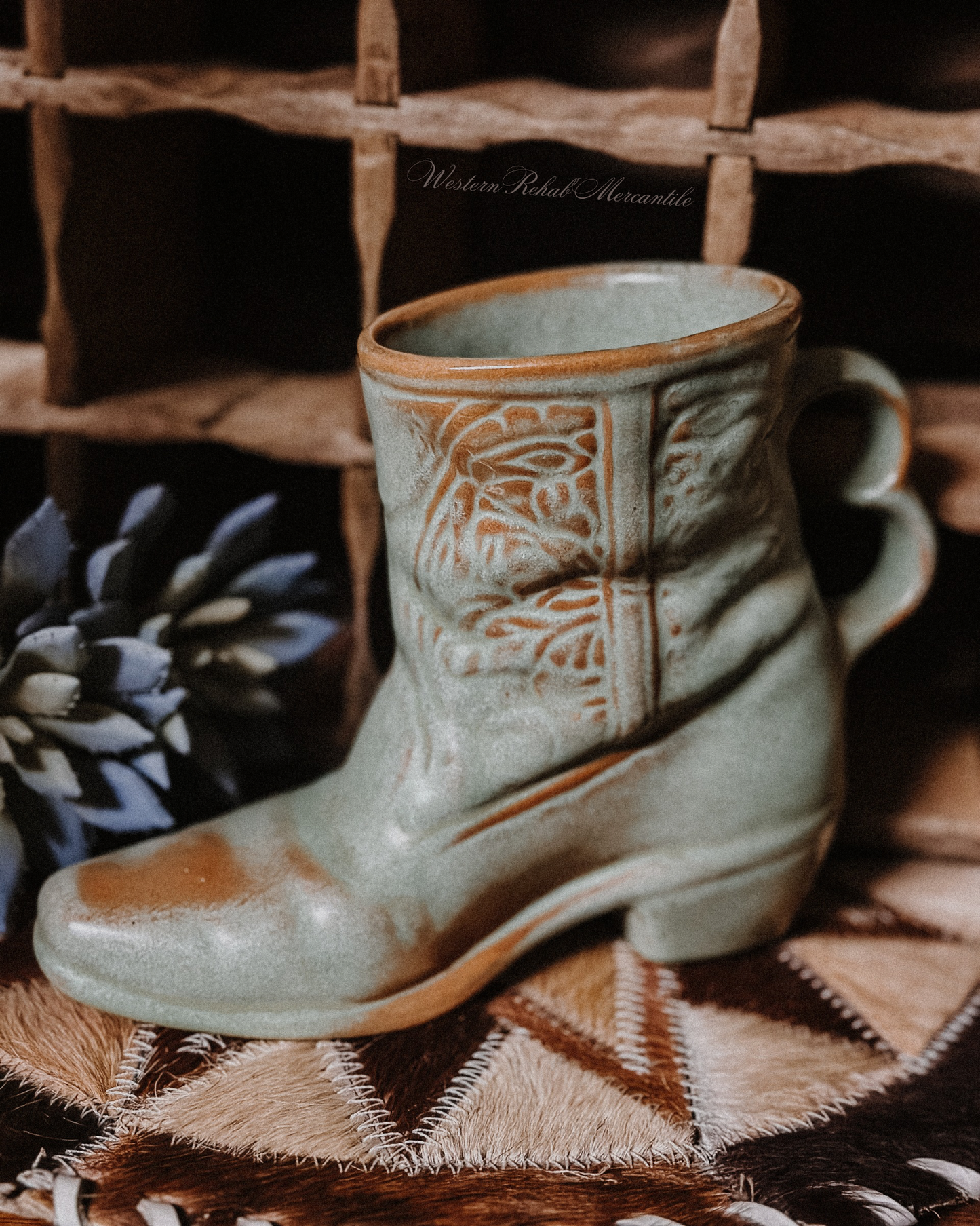 Frankoma Boot Mug