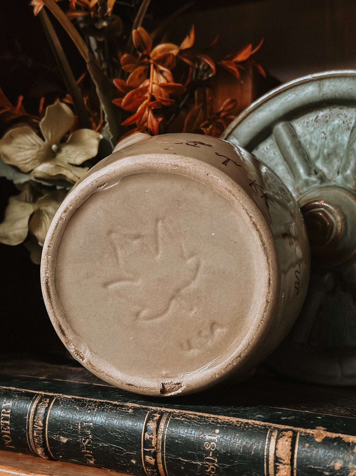 Monmouth Pottery Bean Crock