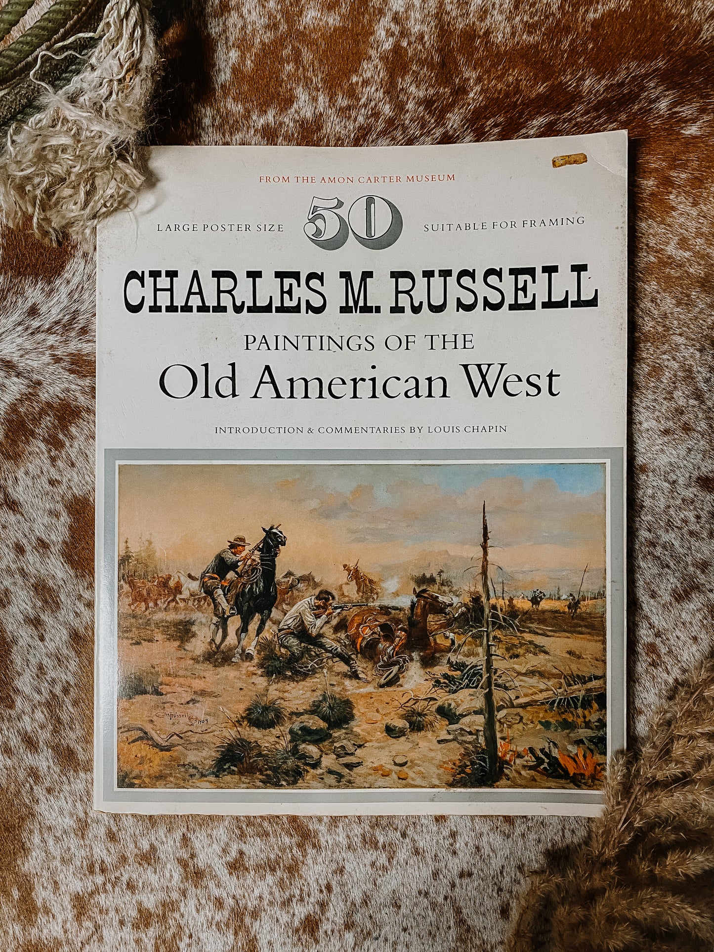 1978 CM Russell Paintings of the Old American West Book