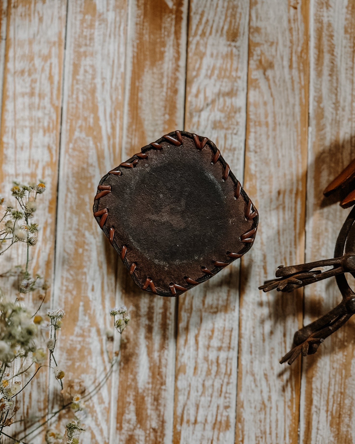 Vtg. Bamco Western Steer Ashtray