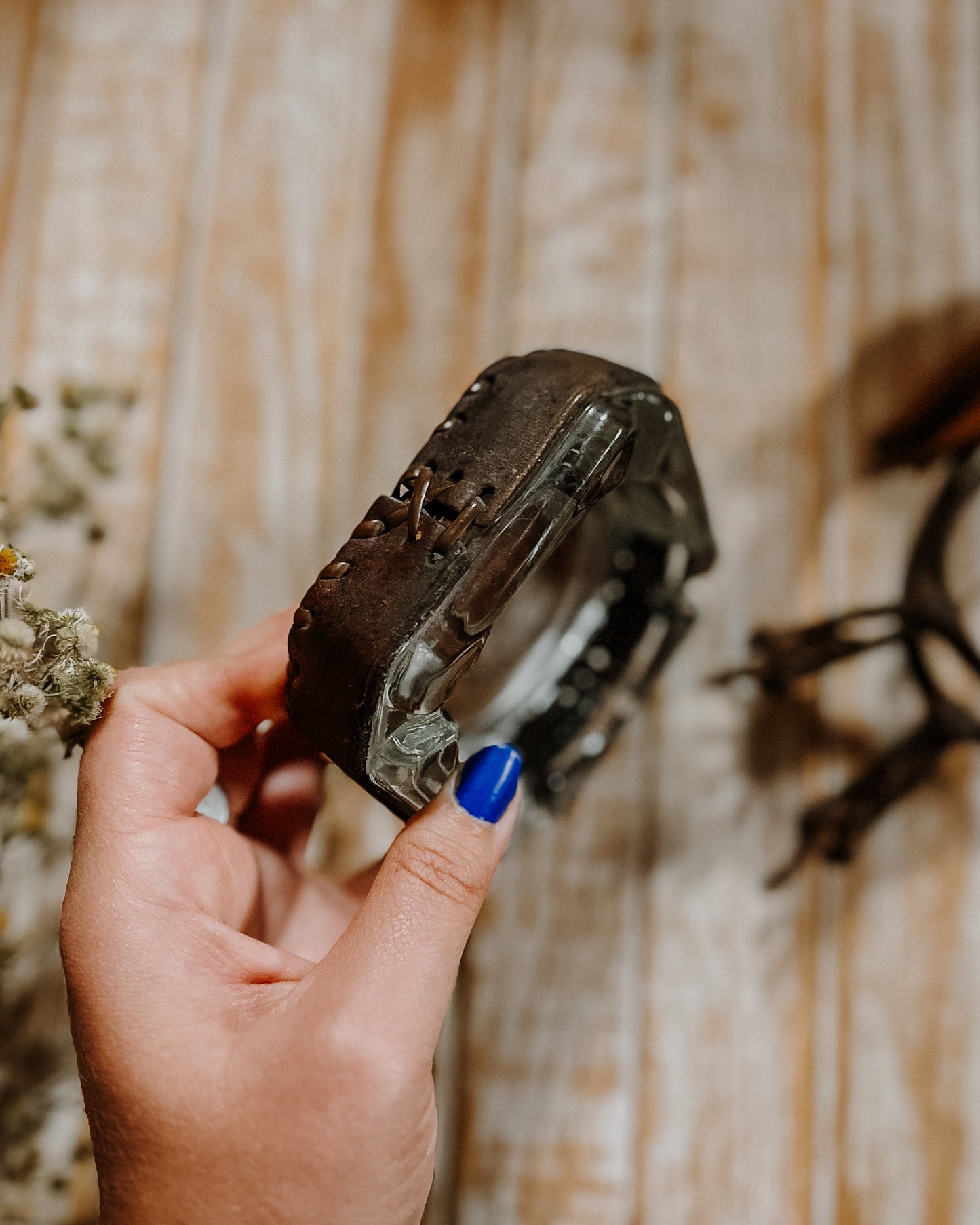 Vtg. Bamco Western Steer Ashtray
