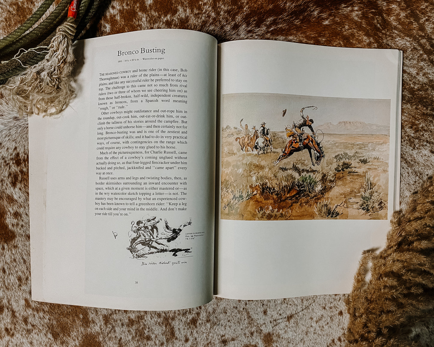 1978 CM Russell Paintings of the Old American West Book