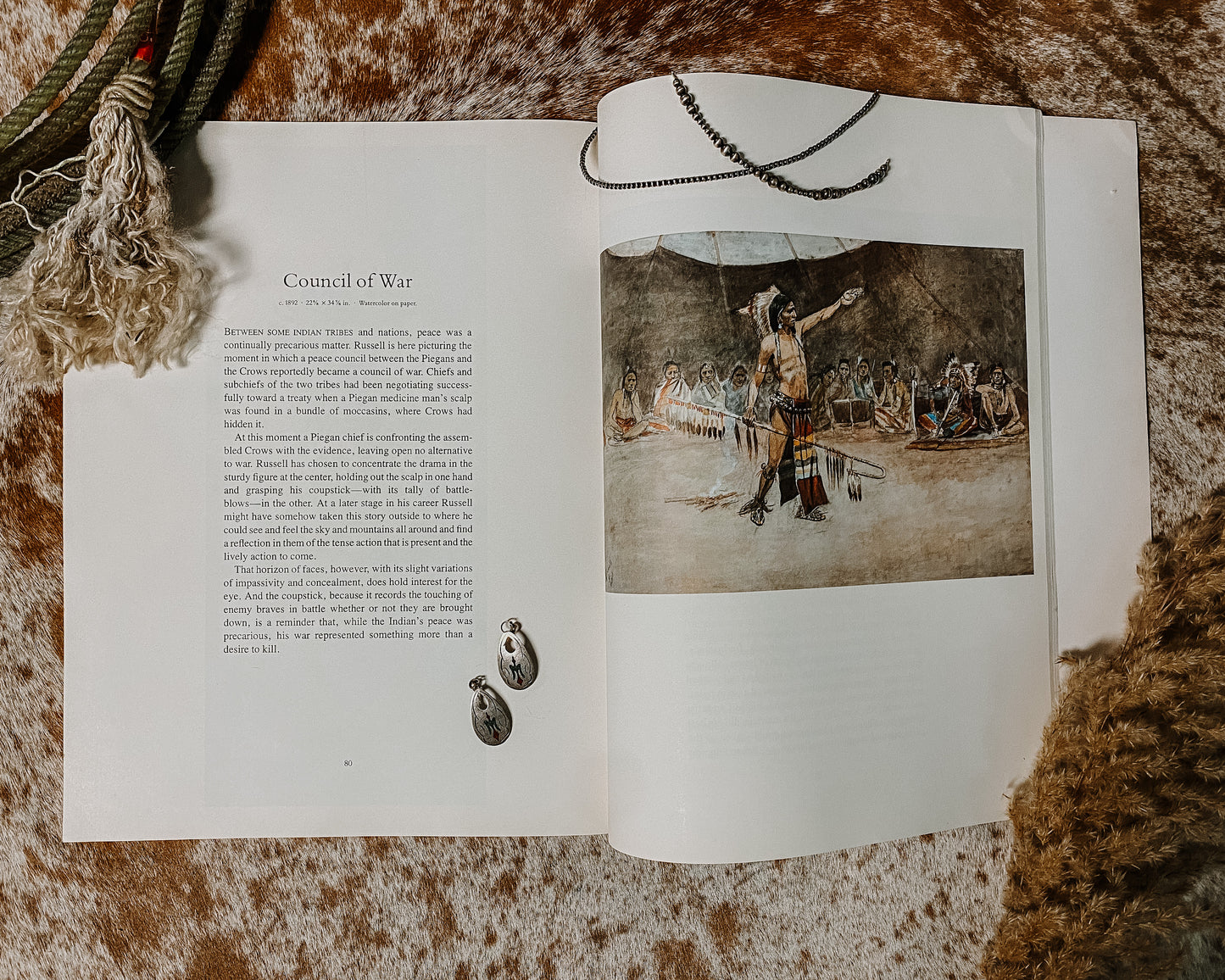 1978 CM Russell Paintings of the Old American West Book