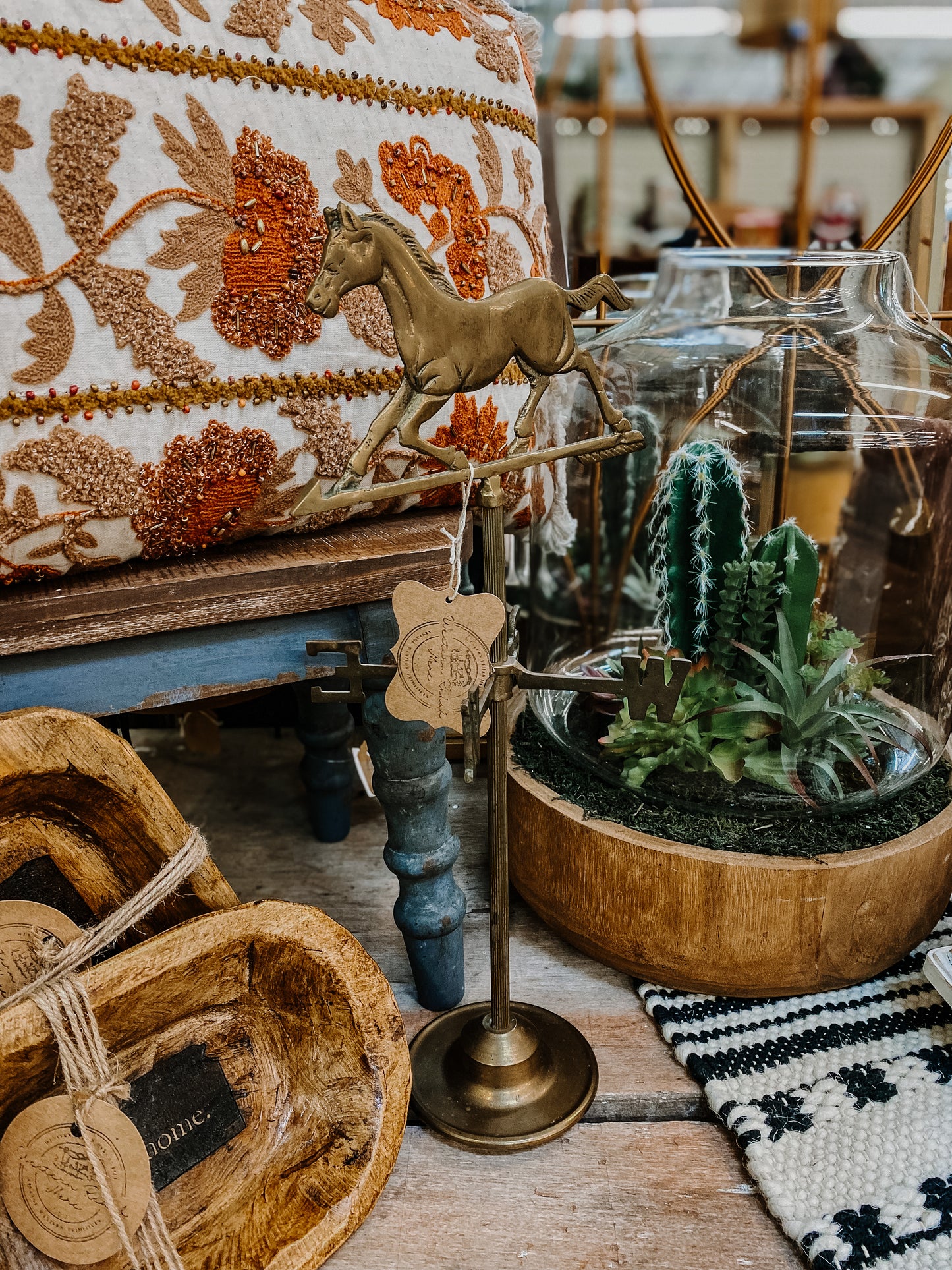 Brass Horse Weathervane
