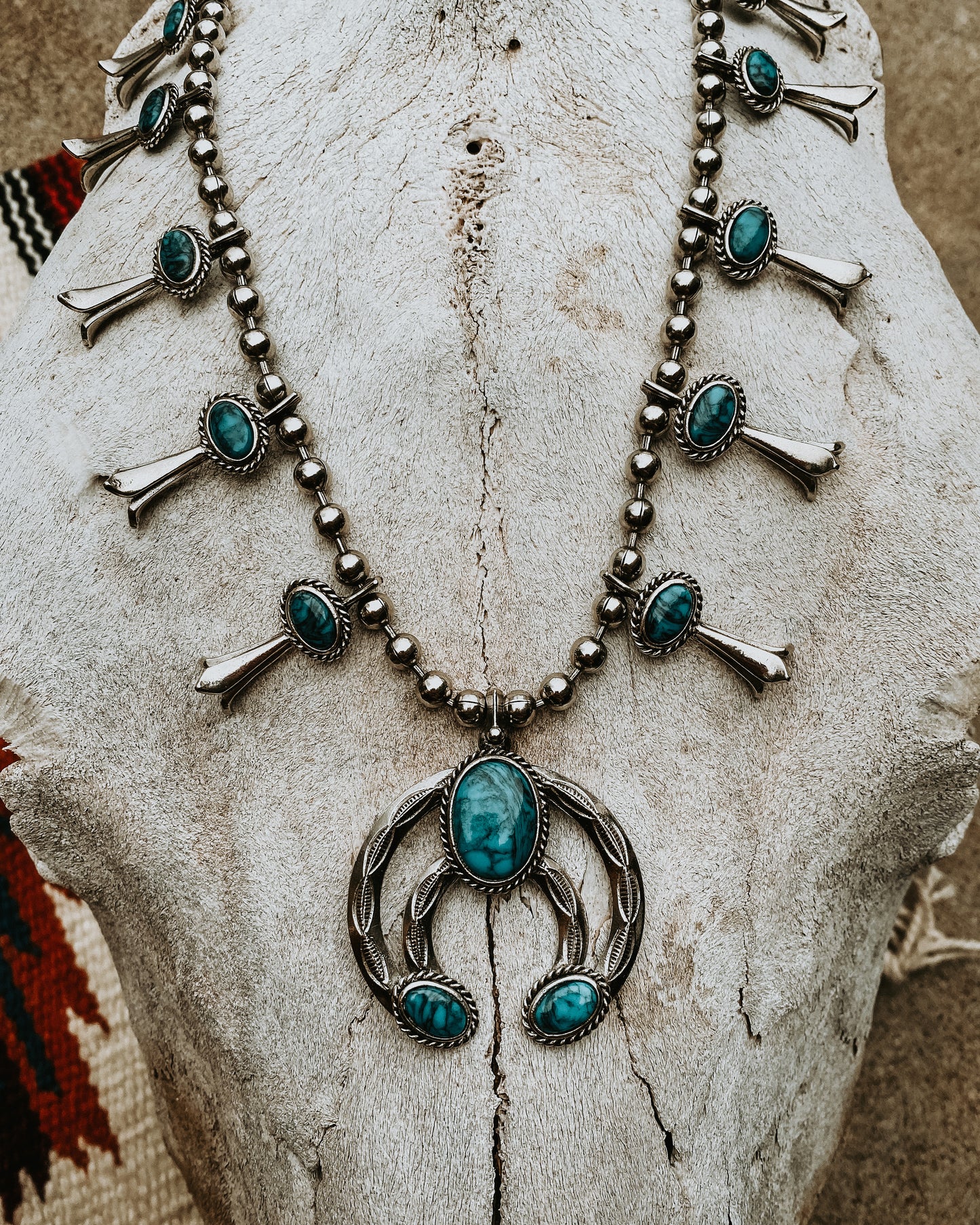 Annie Squash Blossom Necklace