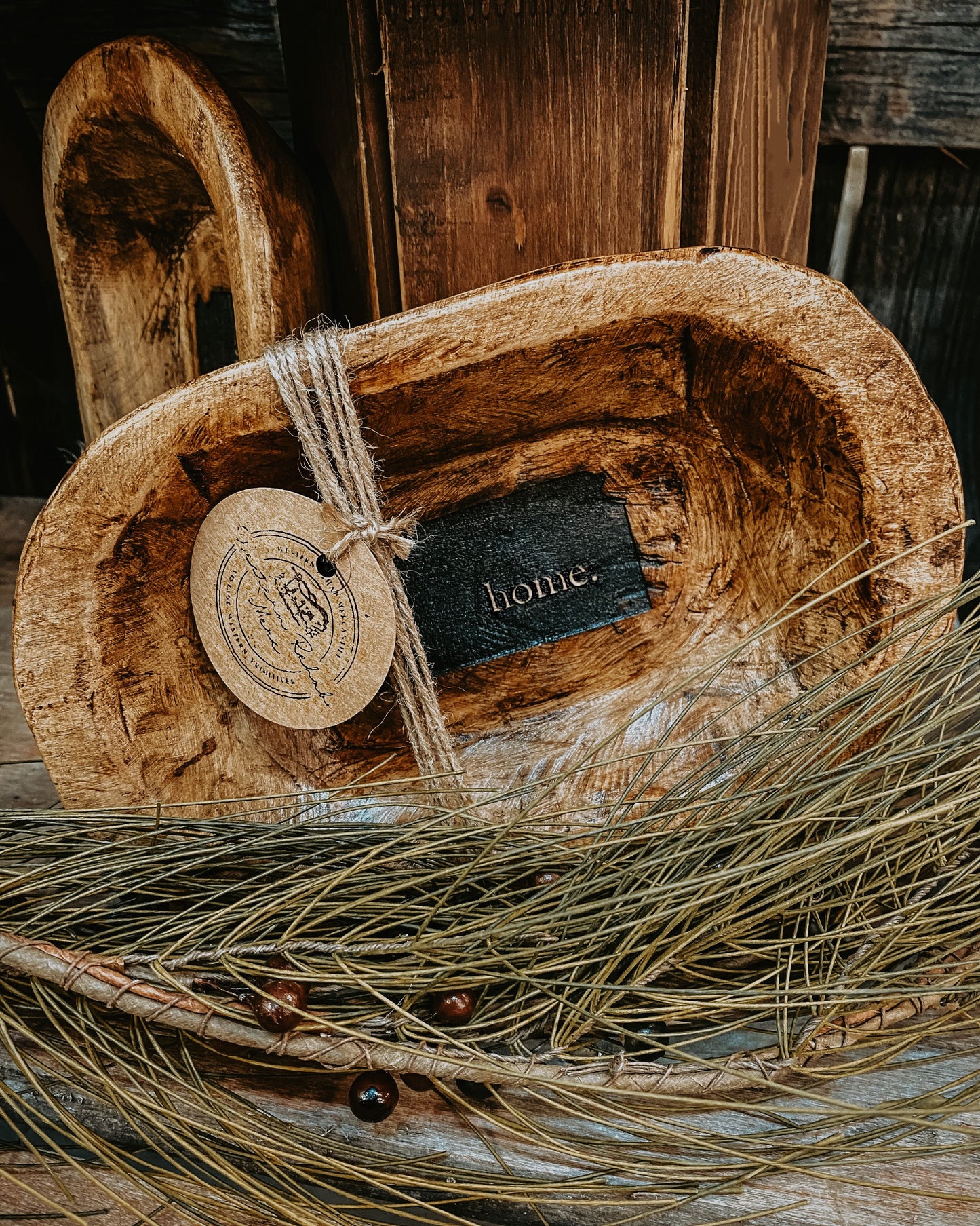 Home Sweet Home Wooden Bowl
