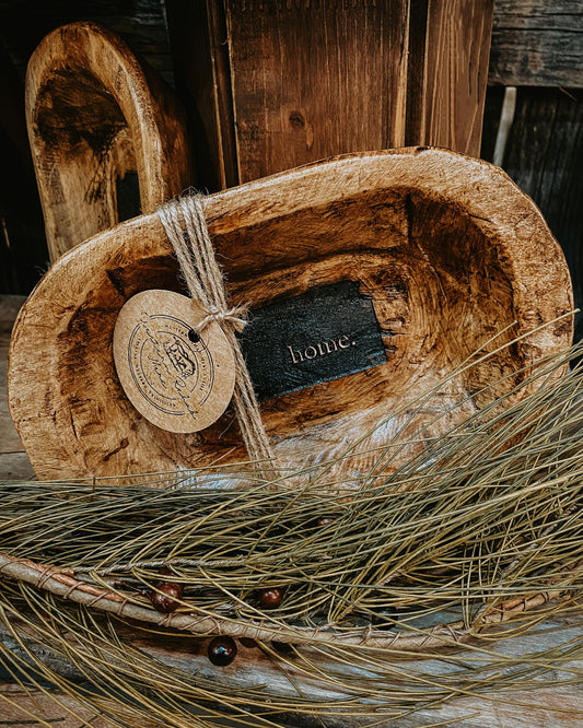 Home Sweet Home Wooden Bowl