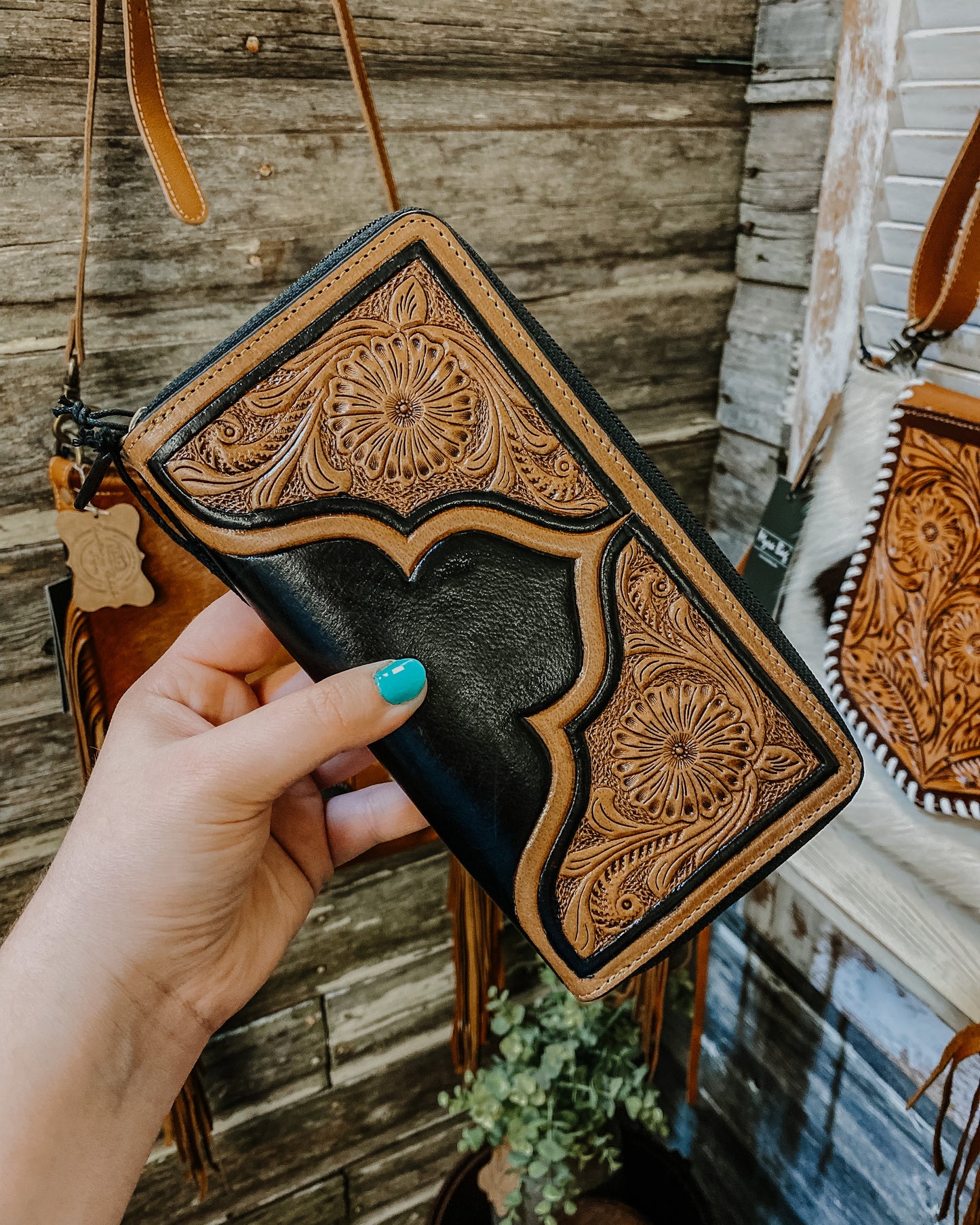 Crimson Square Wallet