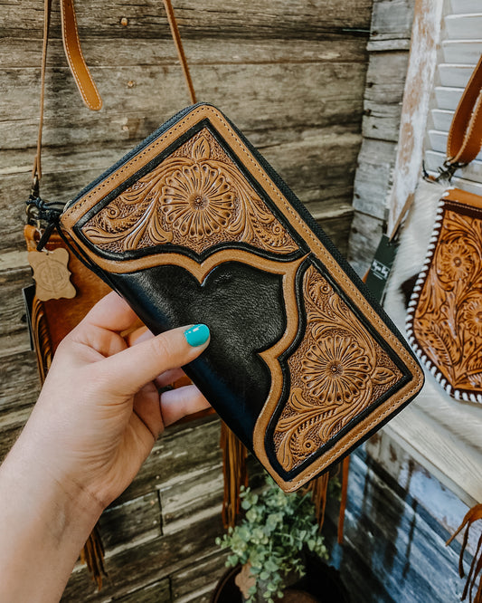 Crimson Square Wallet