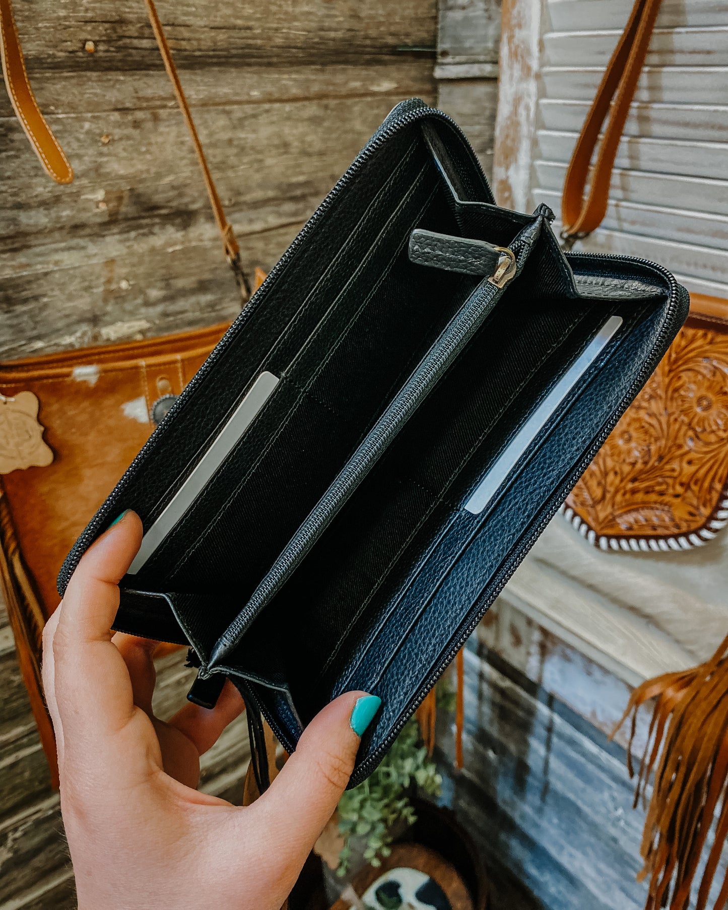 Crimson Square Wallet