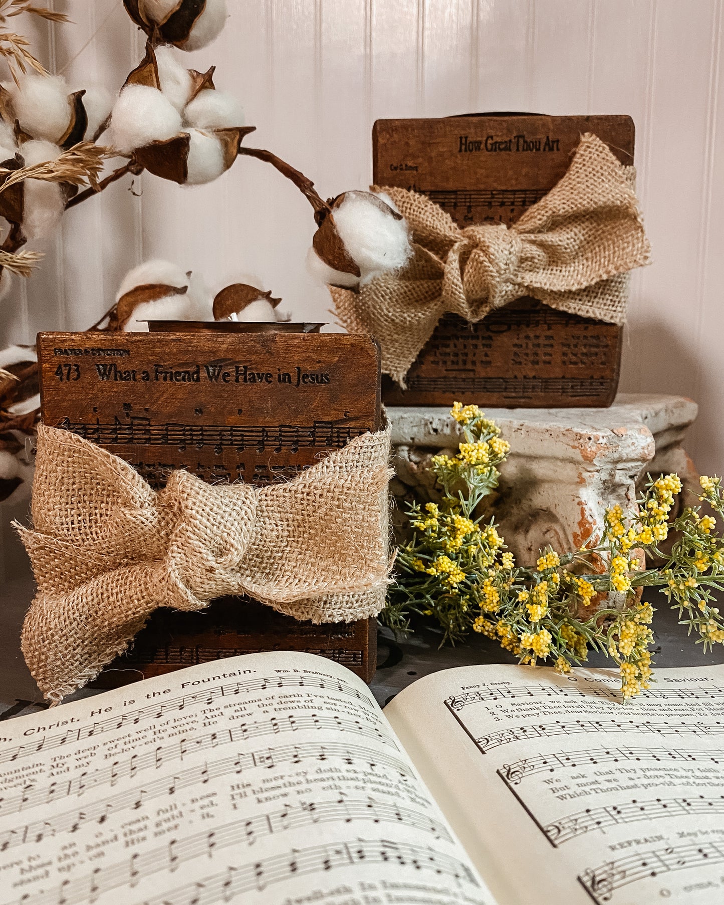 Sugar Mold Hymn Candle