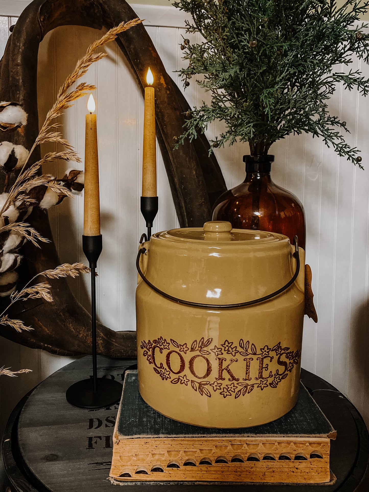 Vintage Monmouth Cookie Jar