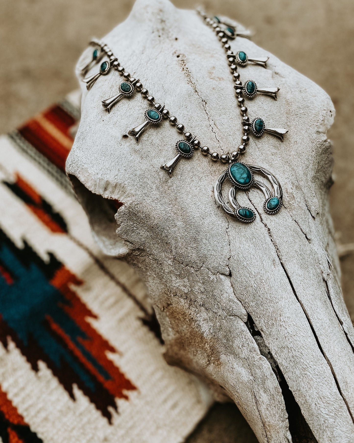Annie Squash Blossom Necklace